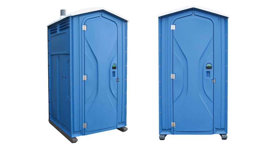 Long-term porta potty units on site in Mountain Home, Arkansas